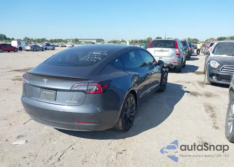 2022 Tesla Model 3 Performance Dual Motor All-Wheel Drive from USA, damaged, VIN 5YJ3E1EC1NF152305